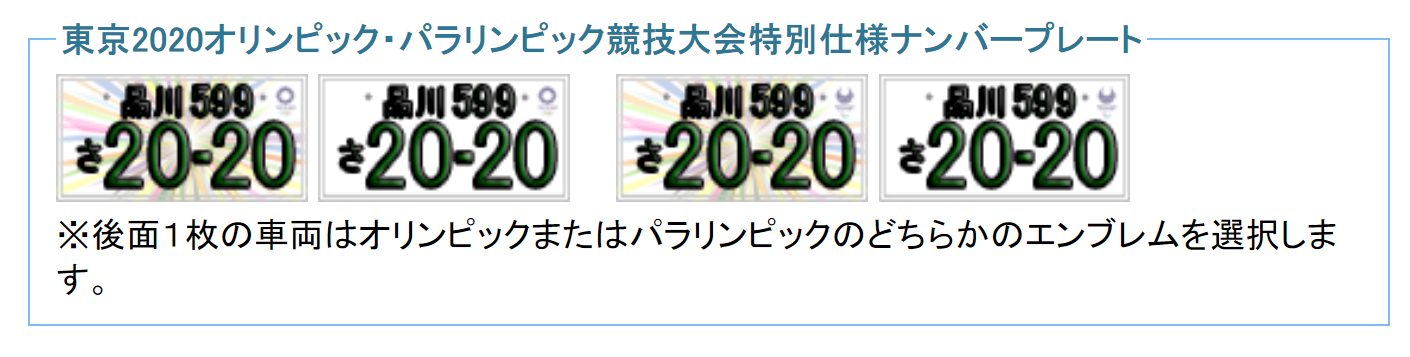 図柄入りナンバープレートをつけたい 行政書士つばめ事務所